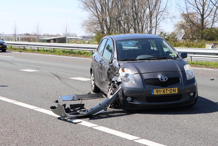 Kinderen betrokken bij kettingbotsing