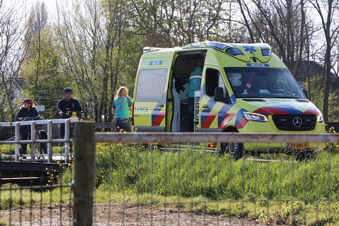 Fietser gewond door valpartij