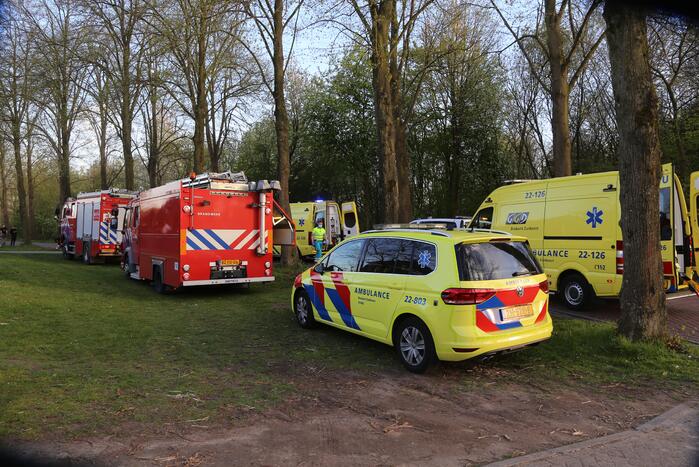 Twee gewonden bij ernstig ongeval