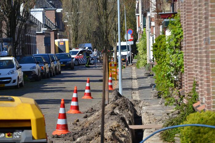 Gaslekkage ontstaan bij graafwerkzaamheden