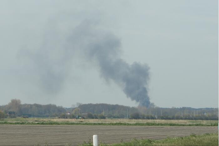 Caravan op camping Duinrand verwoest door brand