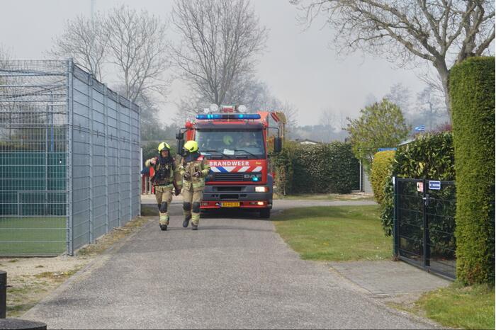 Caravan op camping Duinrand verwoest door brand