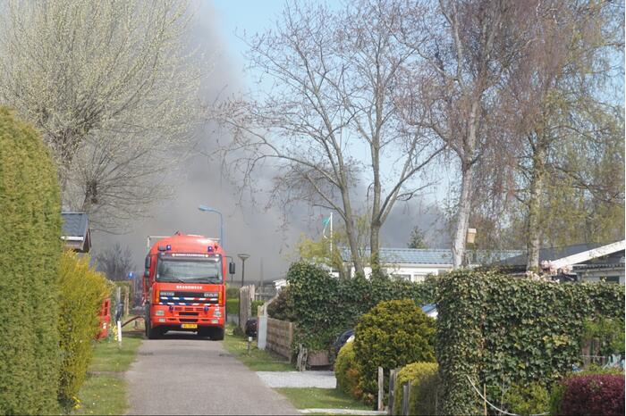 Caravan op camping Duinrand verwoest door brand