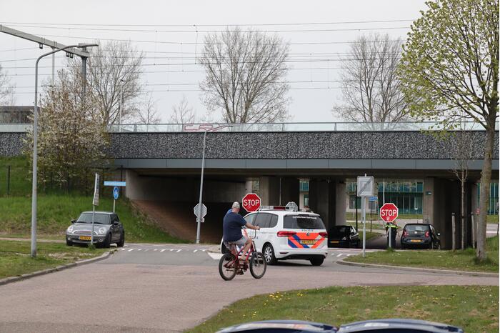 Automobilist ziet overstekende fietser over het hoofd