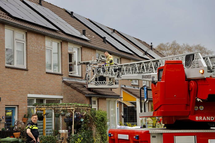 Traumahelikopter landt voor incident in woning