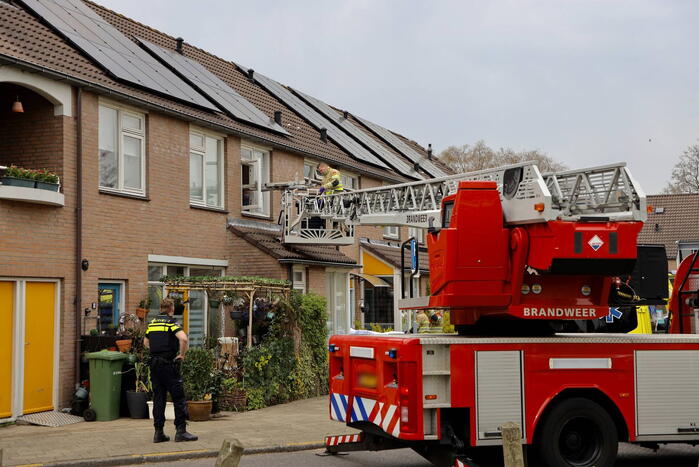 Traumahelikopter landt voor incident in woning