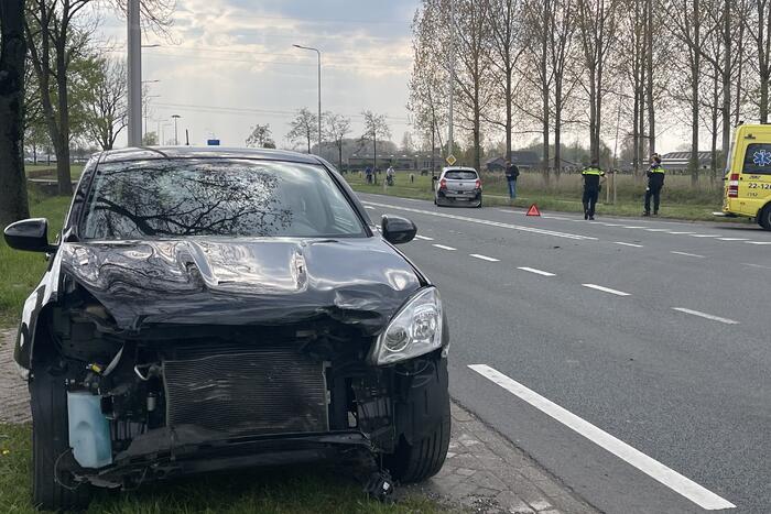 #BeekenDonk Veel schade bij ongeval Beek en Donk Gemertseweg - N615 Beek en Donk.