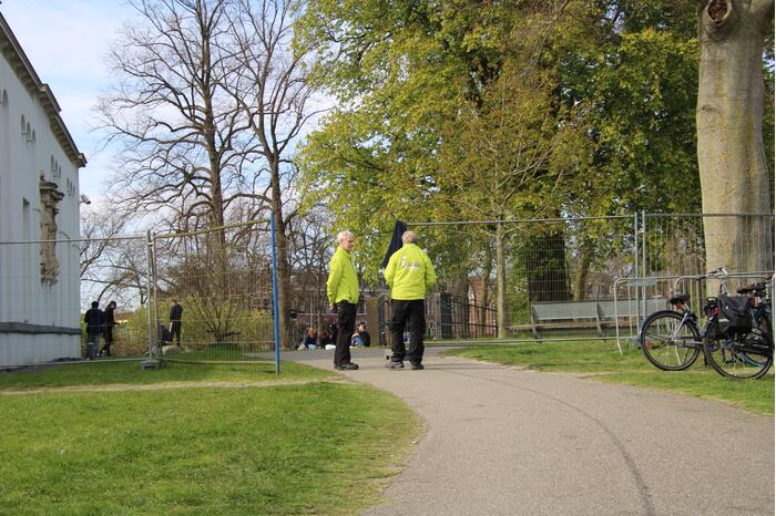 Gemeente plaats hekken bij Prinsentuin