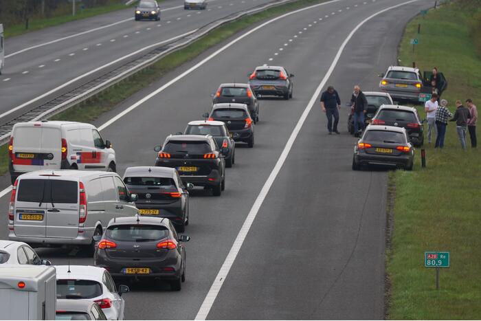 Schade bij ongeval op snelweg