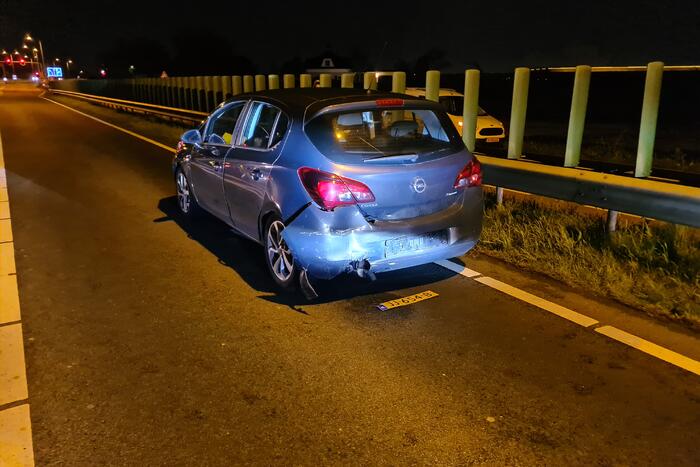 Gewonde bij aanrijding bij wegwerkzaamheden