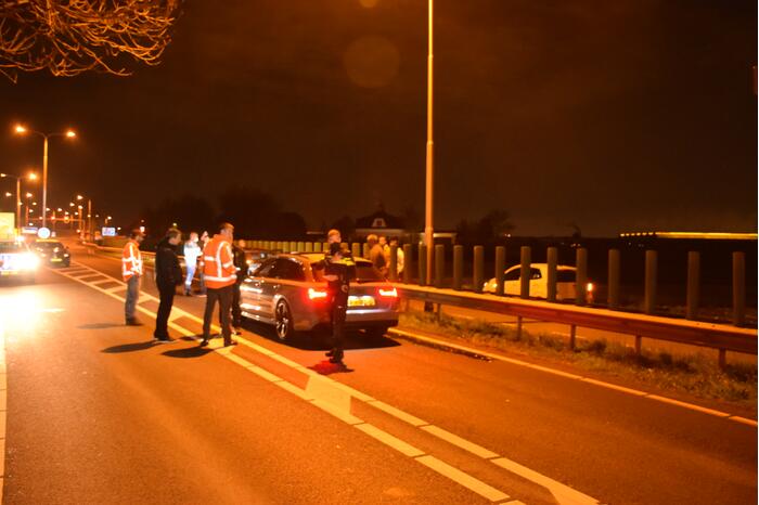 Gewonde bij aanrijding bij wegwerkzaamheden