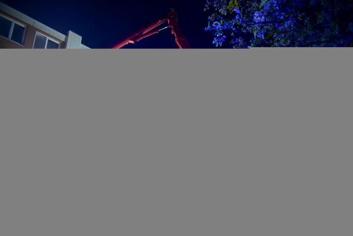 Brand in portiekflat na ontploffing