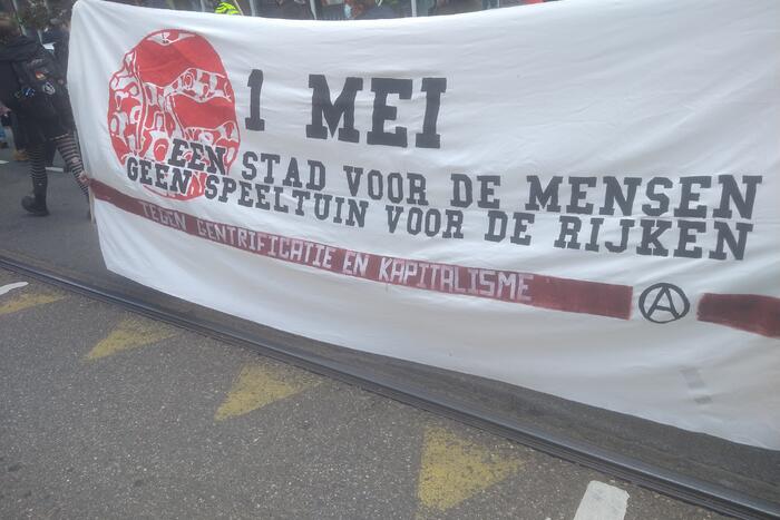 Demonstranten 1 mei comité van start