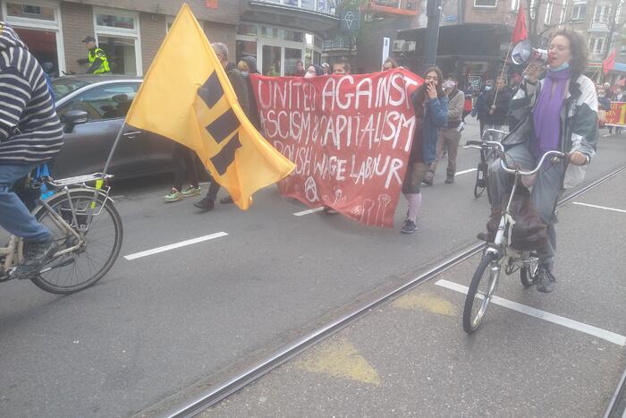 Demonstranten 1 mei comité van start