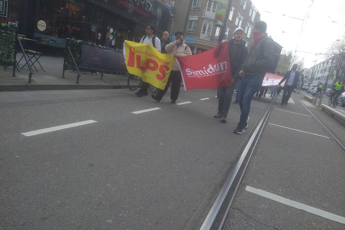 Demonstranten 1 mei comité van start