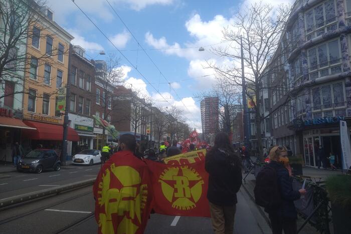 Demonstranten 1 mei comité van start