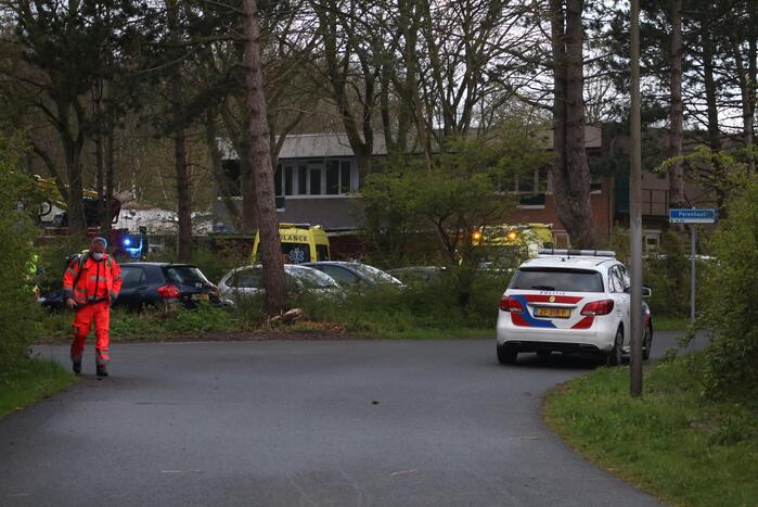 Traumahelikopter landt voor incident