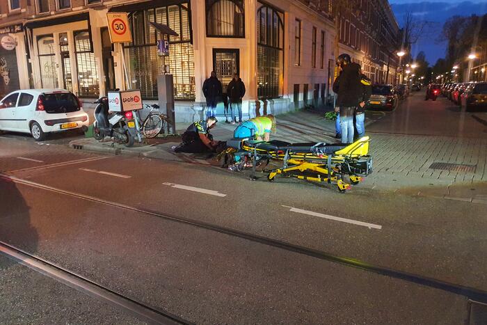 Scooterrijder gewond bij eenzijdig verkeersongeval
