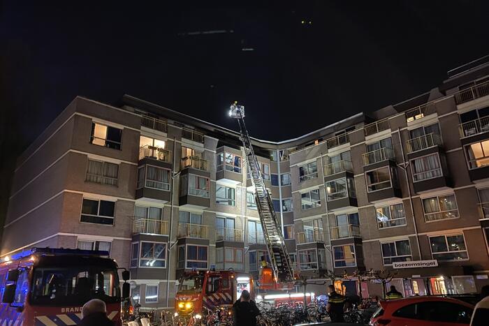 Uitslaande brand in studentenhuis