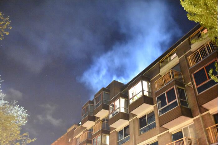 Uitslaande brand in studentenhuis