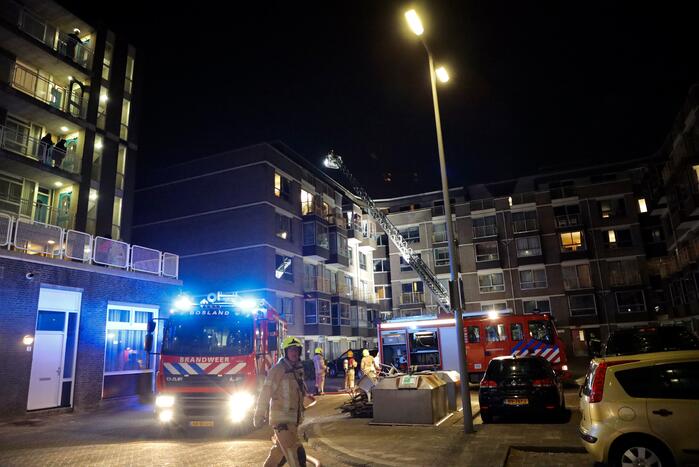 Uitslaande brand in studentenhuis