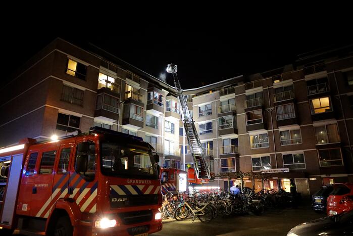 Uitslaande brand in studentenhuis