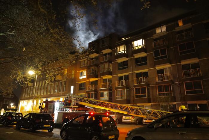 Uitslaande brand in studentenhuis