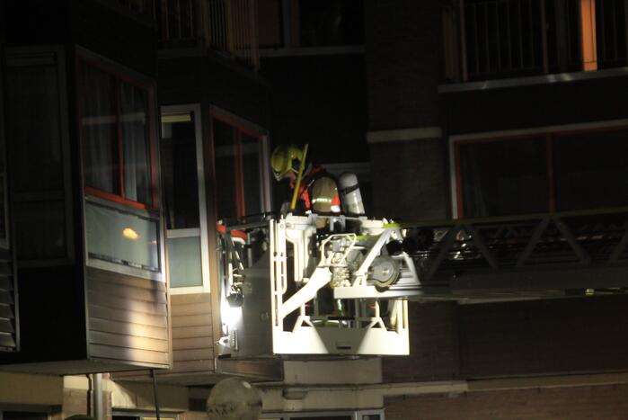 Uitslaande brand in studentenhuis