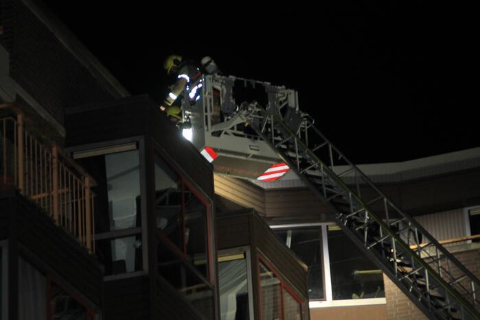 Uitslaande brand in studentenhuis
