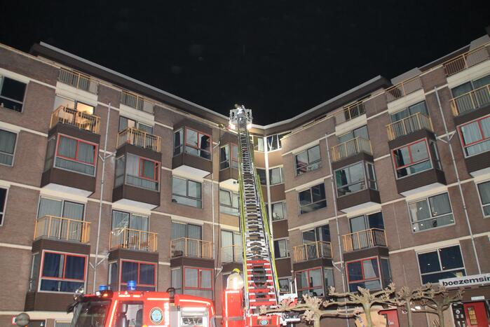 Uitslaande brand in studentenhuis