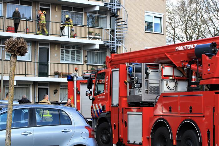 Woningbrand veroorzaakt door wasdroger