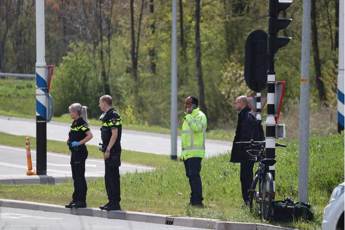 Ongeval tussen dienstvoertuig en fiets