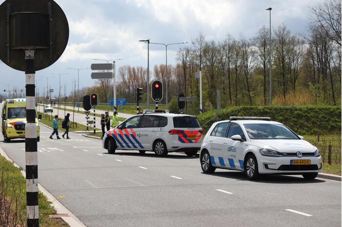 Ongeval tussen dienstvoertuig en fiets