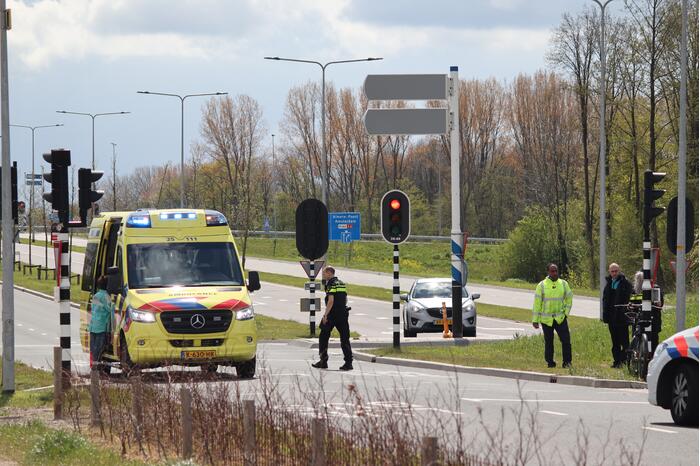 Ongeval tussen dienstvoertuig en fiets