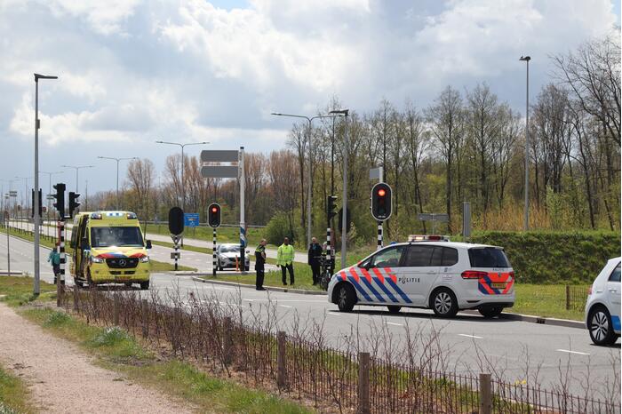 Ongeval tussen dienstvoertuig en fiets