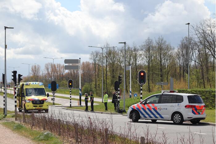 Ongeval tussen dienstvoertuig en fiets