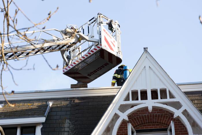 Schoorsteenbrand snel onder controle