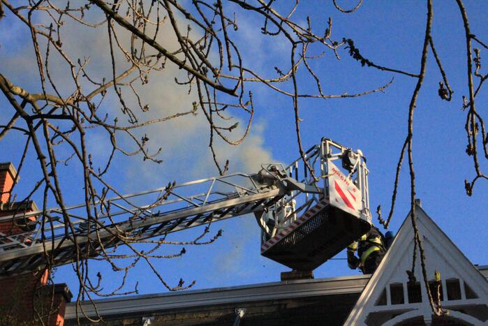 Schoorsteenbrand snel onder controle