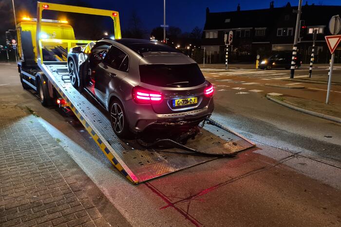 Veel schade bij kop-staartbotsing