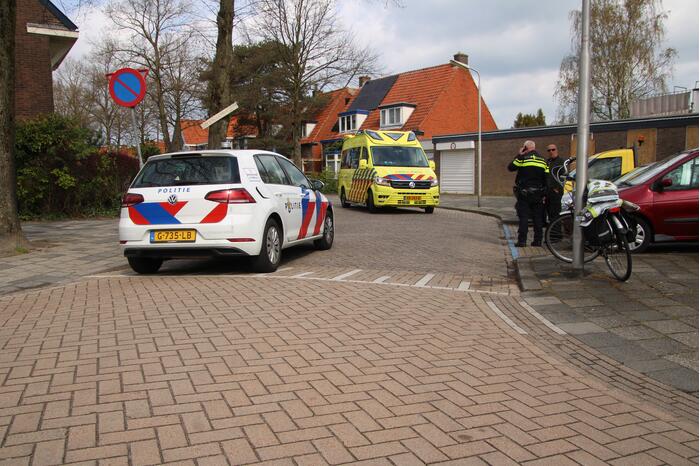 Fietser in botsing met auto