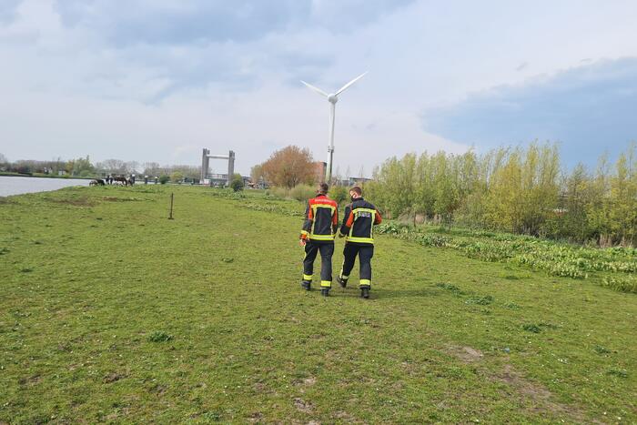 Brandweer heeft handen vol door reddingsactie