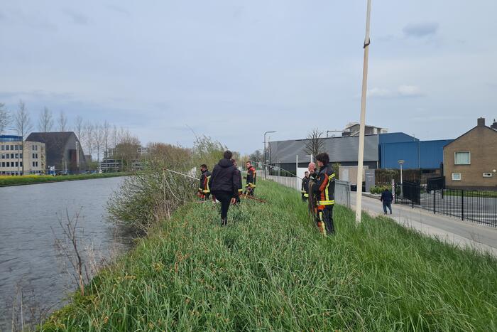 Brandweer heeft handen vol door reddingsactie