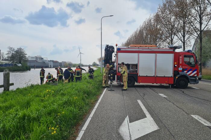 Brandweer heeft handen vol door reddingsactie