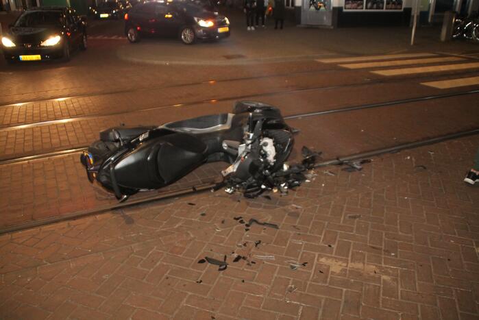 MP3 rijder gewond bij ongeval