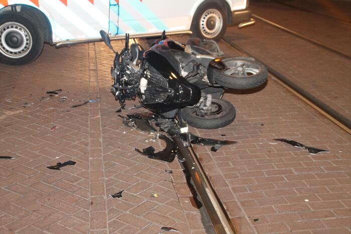 MP3 rijder gewond bij ongeval