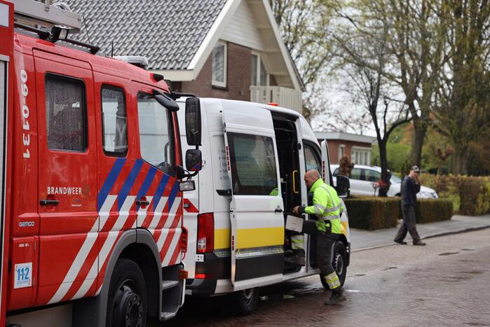 Onderzoek naar gaslekkage in wegdek