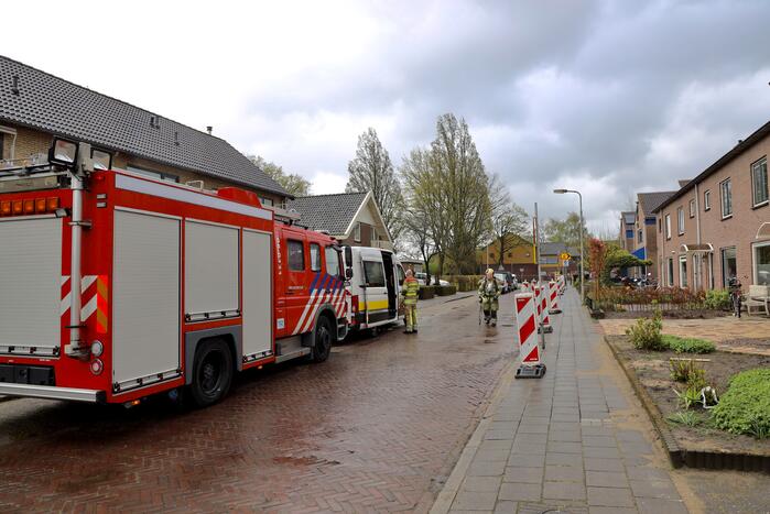 Onderzoek naar gaslekkage in wegdek