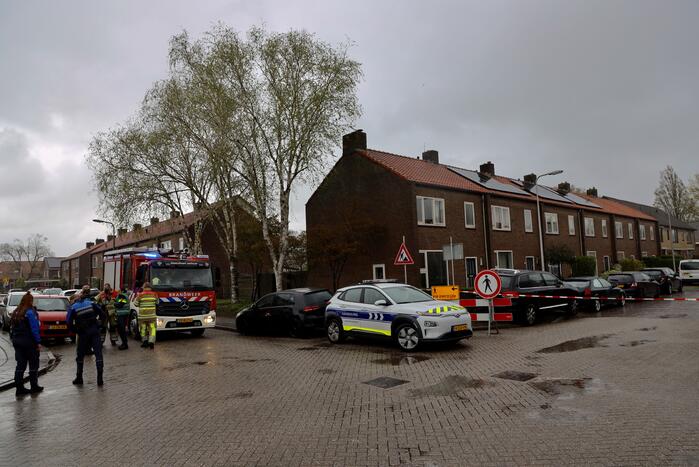 Onderzoek naar gaslekkage in wegdek