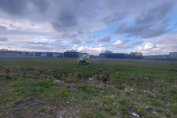 Inzet hulpdiensten bij distributiecentrum Albert Heijn