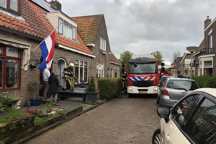 Schoorsteenbrand snel onder controle